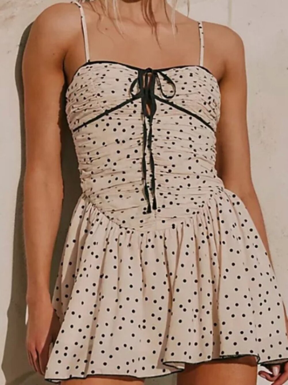 free people tea for two mini dress size medium - Picture 2 of 8